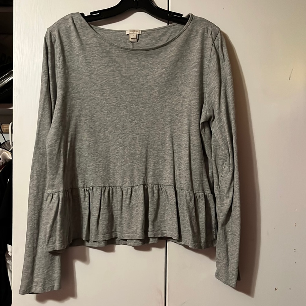 J. Crew peplum top